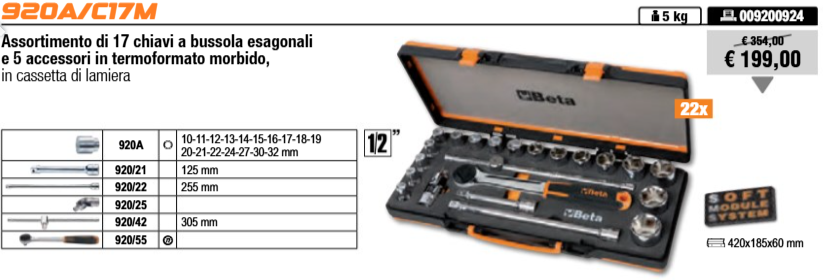 Assortimento da 22pz. BETA